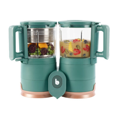 Babymoov Nutribaby Glass multifunction glass baby food maker - Celadon Green