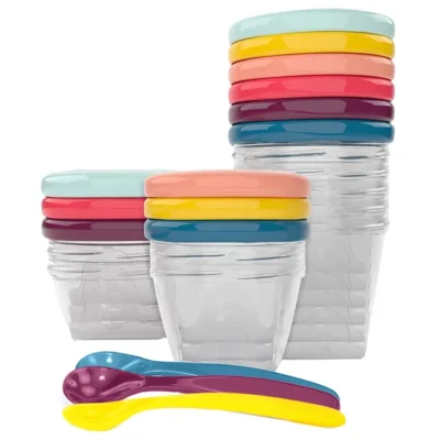 Babymoov Babybols airtight food containers - 3 x 120 ml + 3 x 180 ml + 6 x 250 ml + 3 Soft Spoons