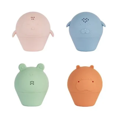 Badabulle Set of 4 silicone bath sprinklers