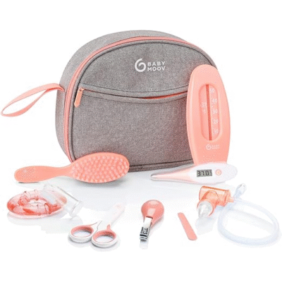 Babymoov Baby Grooming Set Peach - 9 accessories